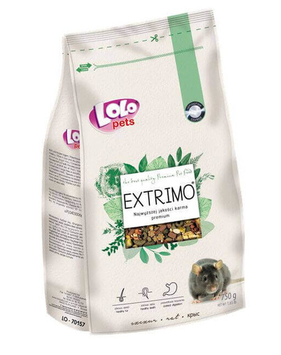 Lolo Pets Extrimo žiurkių maistas 750 g