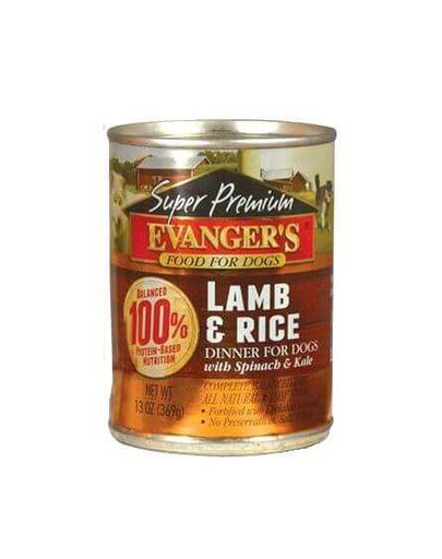EVANGER'S Gold Line Lamb & Rice 369g