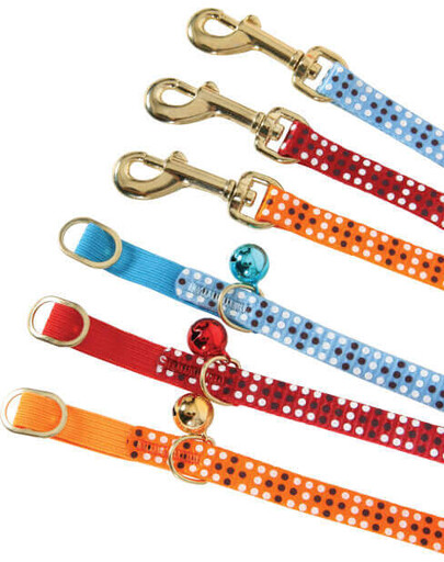 Zolux pavadėlis nailoninis katėms Colorful 1 m mėlynas