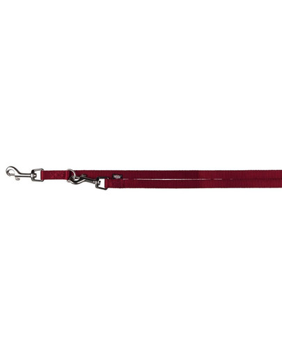 Trixie reguliuojamas pavadėlis Premium, XS 2 m / 10 mm, bordo