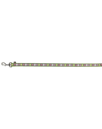 Trixie pavadėlis Modern Art Blooms, XS-S 1.2 m / 15 mm, žalias