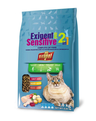 Vitapol sausas maistas išrankioms katėms 1,8 kg
