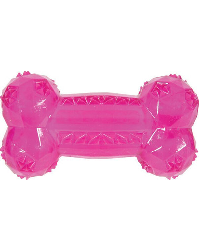 Zolux žaisliukas TPR Pop kaulas 14 cm rožinis