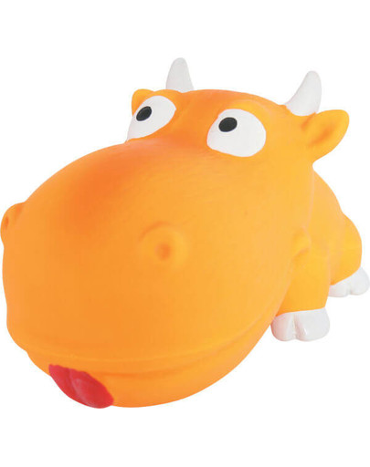 Zolux lateksinis žaislas dinozauras 18 cm oranžinis