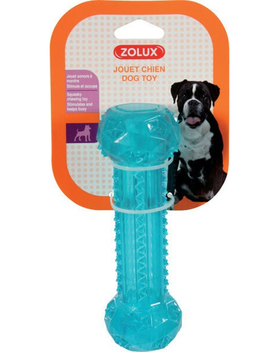 Zolux žaisliukas TPR Pop Stick 15 cm turkio spalvos