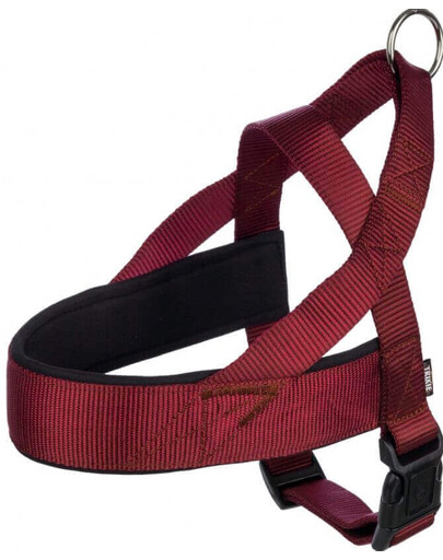 Trixie petnešos Premium L 60–76 cm / 40 mm, bordo