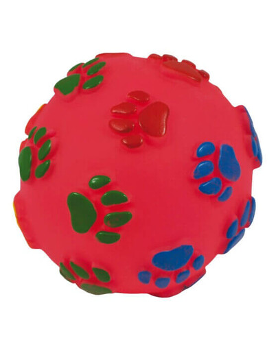 Lolo Pets vinilinis kamuoliukas su pėdutėmis 12 cm
