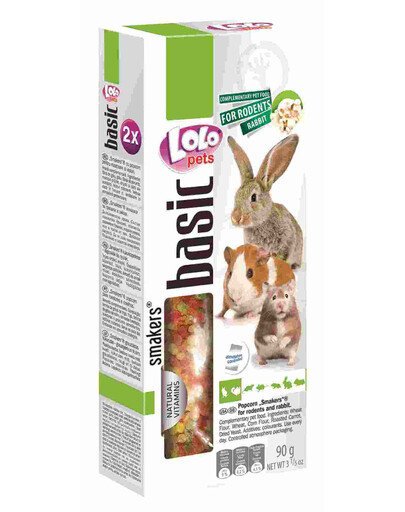 Lolo Pets Smakers su spragėsiais graužikams ir triušiams 90 g
