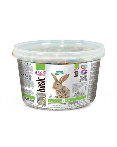 Lolo Pets maistas triušiams kibirėlyje 2 kg