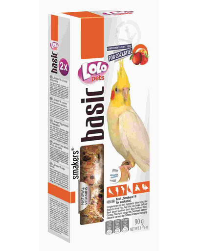 Lolo Pets Smakers su vaisiais nimfoms 90 g