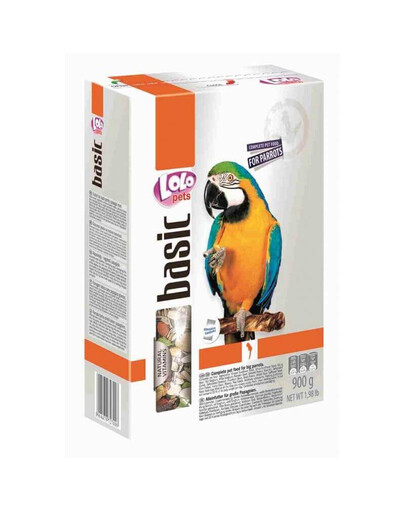 Lolo Pets lesalas papūgoms su vaisiais 0,9 kg
