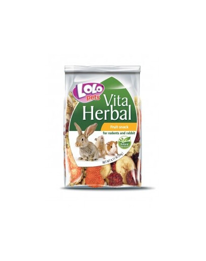 Lolo Pets Vita Herbal Mix su žolelėmis graužikams 40 g