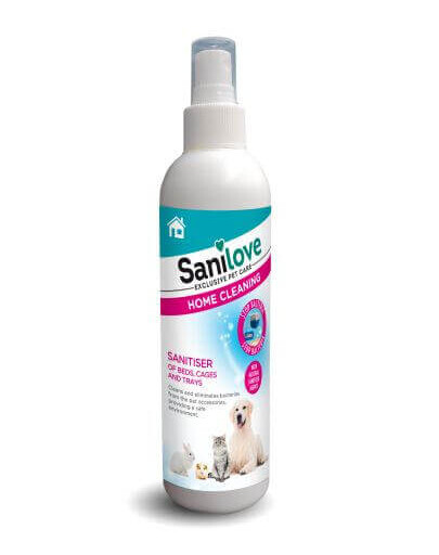 SANILOVE Środek Dezynfekujący Do Posłań Kuwet I Klatek 250 ml