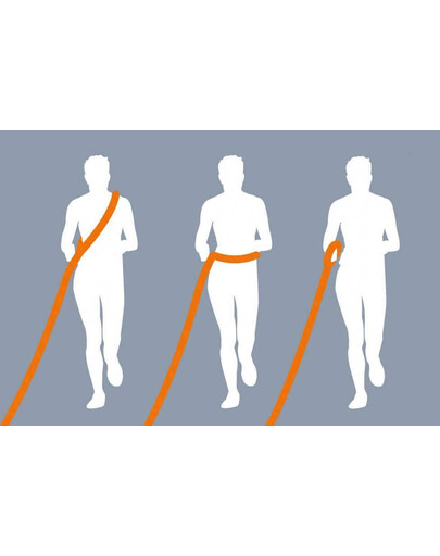 Trixie Usb Flash pavadėlis bėgiojimui S–XL 1.85–2.55 m / 25 mm