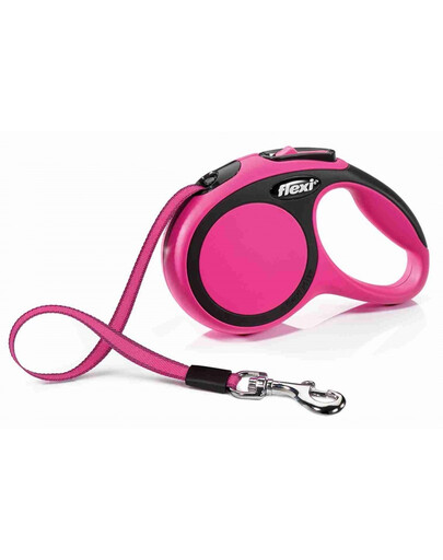 Flexi New Comfort M Cord 8 m Pink