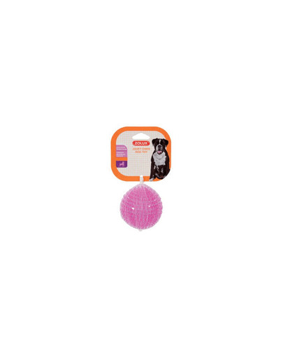 Zolux žaisliukas TPR Pop kamuoliukas su dygliukais 13 cm rožinis