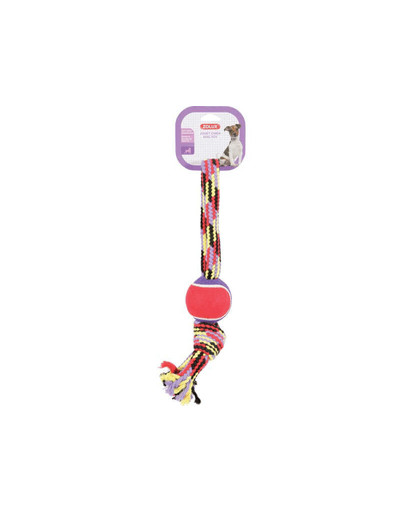 Zolux žaisliukas teniso kamuoliukas ant virvės 36 cm