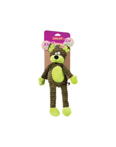 Zolux pliušinis žaislas meškiukas, rudas-turkio spalvos