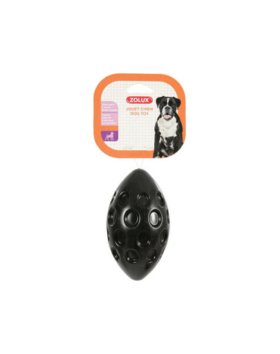 Zolux žaisliukas TPR Bubble regbio kamuoliukas 14 cm juodas