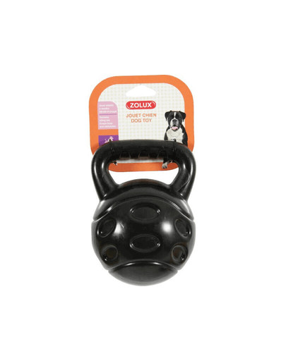 Zolux žaisliukas TPR Bubble kamuoliukas su rankena 15 cm juodas