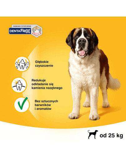 Pedigree Dentaflex didelių veislių šunims  9 X 120 g