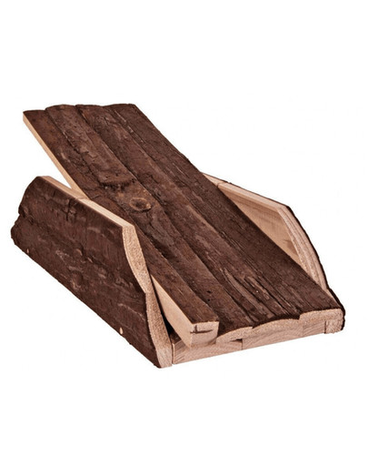 Trixie natūrali medinė žaidimų aikštelė graužikams 32 X 7 X 14 cm