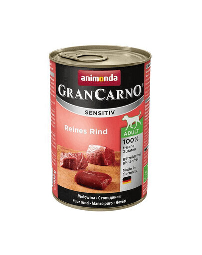 ANIMONDA Grancarno Sensitive konservai su ėriena 400 g