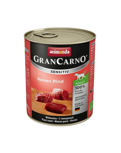 ANIMONDA Grancarno Sensitive kapsa Jehněčí 800 g