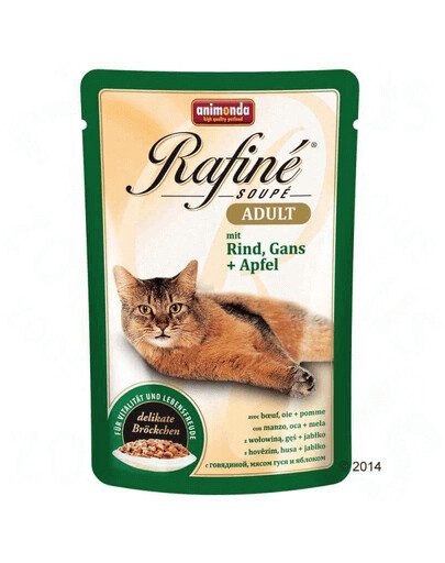 Animonda Rafine Soupe su jautiena, žąsiena ir obuoliais 100 g
