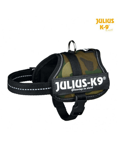 Trixie petnešos Julius-K9, Kamufliažinės, Baby 2 / XS-S 33–45 cm
