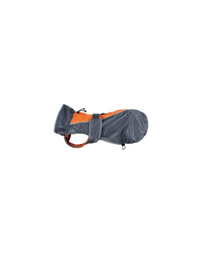 Trixie lietpaltis Solid XS 25 cm pilkas-oranžinis