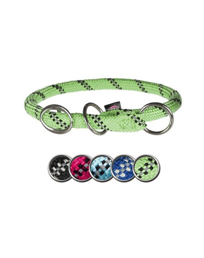 Trixie antkaklis Sporty Rope L: 50 cm / 13 mm juodas