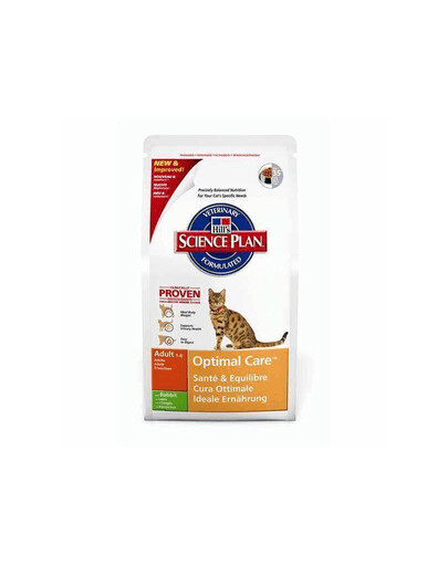 Hill'S Science Plan Feline Adult Optimal Care Rabbit 400 g