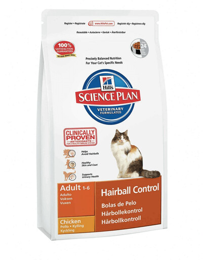 HILL'S Feline Adult Hairball Chicken 300 g