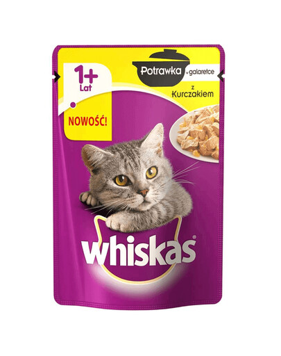 Whiskas vištienos troškinys (1+ metai) 85 g