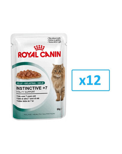 Royal Canin Instinctive +7 drebučiuose 12 X 85 g