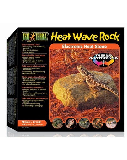 Exo Terra Heat Wave Rock šildantis akmuo M, 10W 15.5 x 15.5 cm
