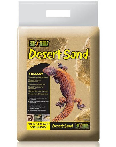 Exo Terra Desert Sand smėlis geltonas 4.5 kg
