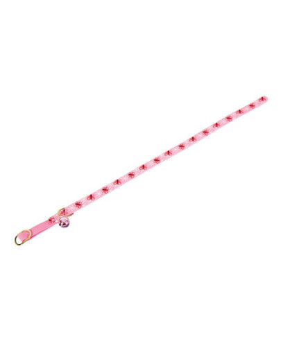 Zolux antkaklis nailoninis katėms Butterfly 30 cm rožinis