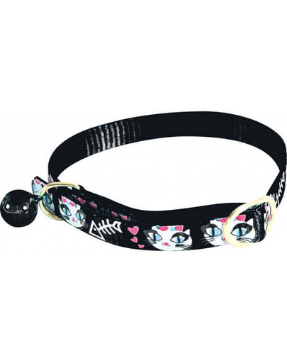 Zolux antkaklis nailoninis katėms Ladycat 30 cm juodas