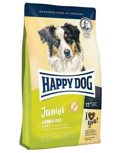 Happy Dog Junior Lamb & Rice su ėriena ir ryžiais 1 kg