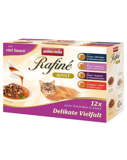 Animonda Rafine Delikate Vielfalt rinkinys 12X100 g