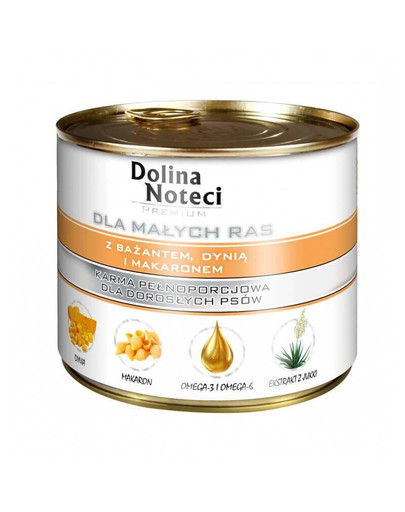 Dolina Noteci Premium mažoms veislėms su fazaniena, moliūgais ir makaronais 100 g