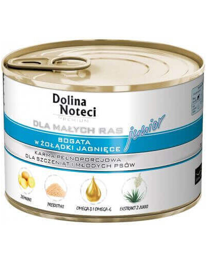 Dolina Noteci Premium Junior ėrienos skrandžiais 100 g