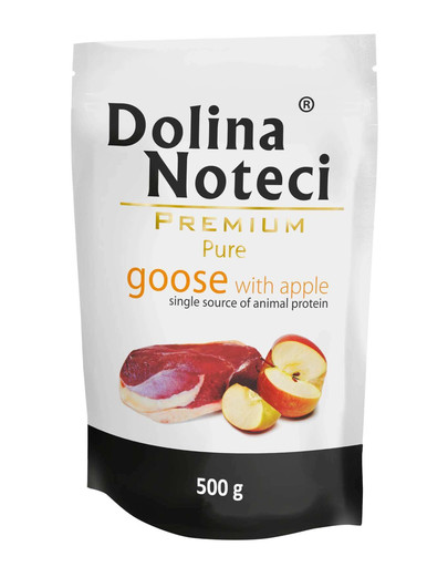 Dolina Noteci Premium Pure su žąsiena ir obuoliais 500 g