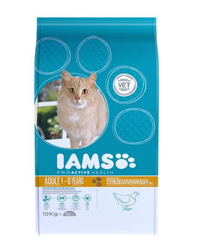 IAMS Adult Weight Control All Breeds Chicken 2.55 kg