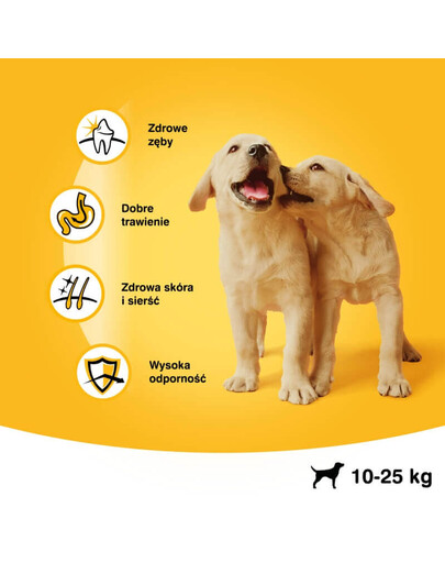 PEDIGREE Junior střední rasy 2.2 kg + 400g GRATIS