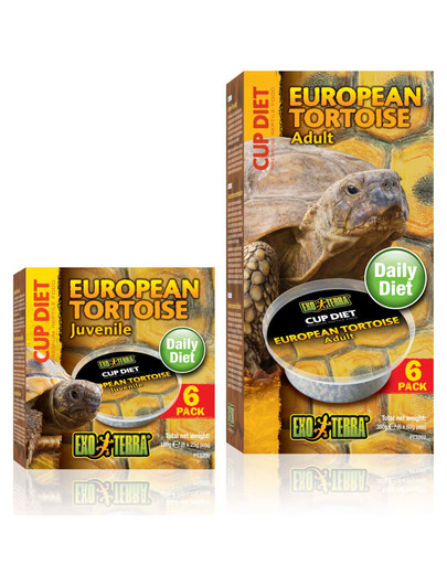 Exo Terra European Tortoise Adult maistas suaugusiam europiniui vėžliui 6X60 g