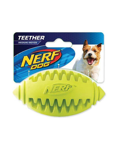 Nerf guminis dantis valantis kamuoliukas M mėlynas/žalias