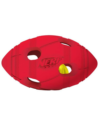 NERF šviečiantis regbio kamuolys žaislas šunims